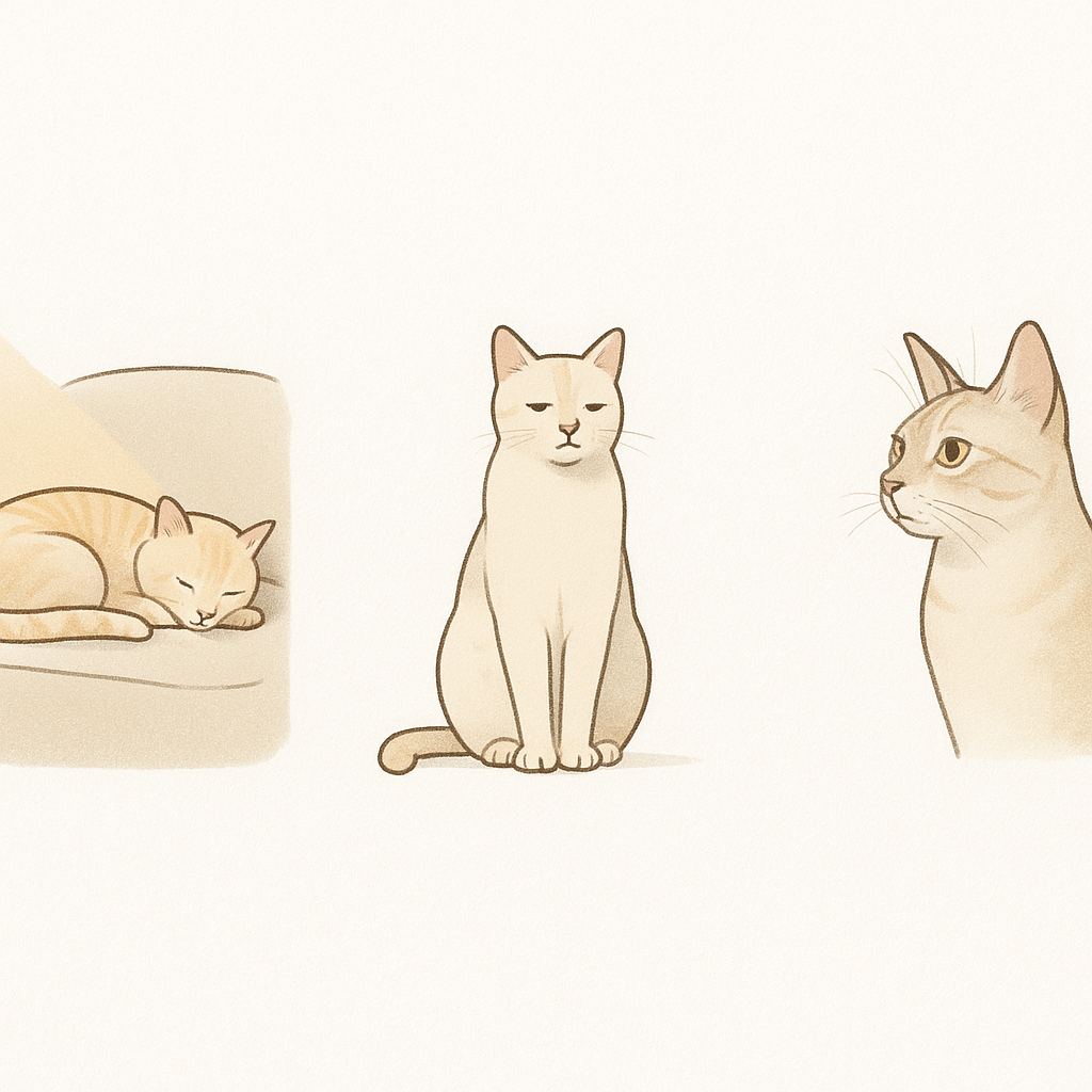 貓咪一直盯著空氣看，難道是有鬼？別怕，科學揭開主子的「超能力」