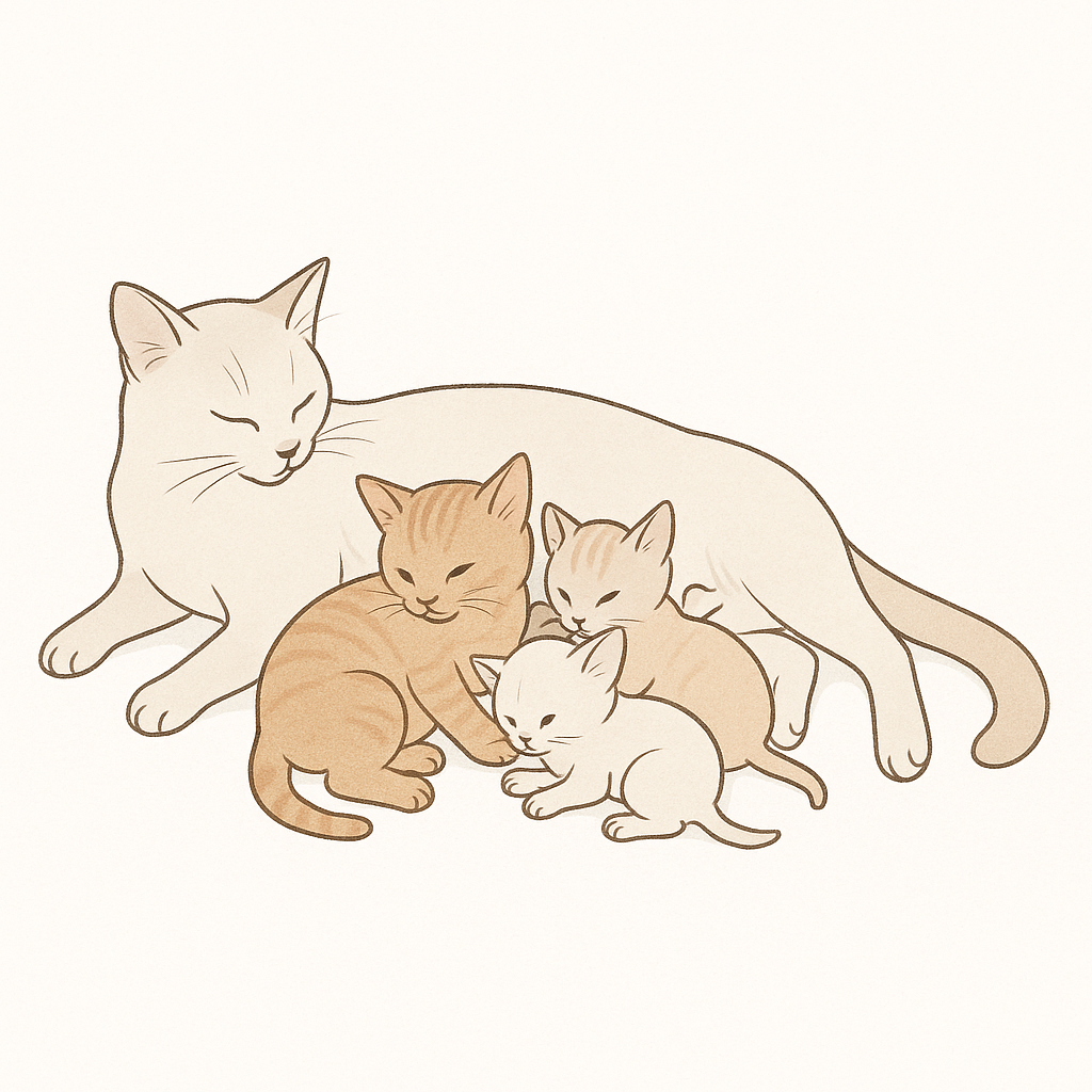 同胎貓咪也有老大？揭開幼貓乳頭競爭與社會階級的真相