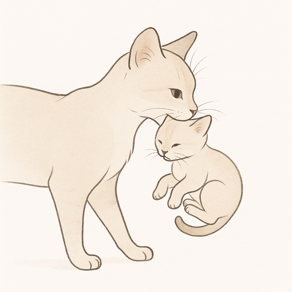 為什麼捏住後頸，貓咪就會瞬間定格？揭開「後頸封印」的秘密