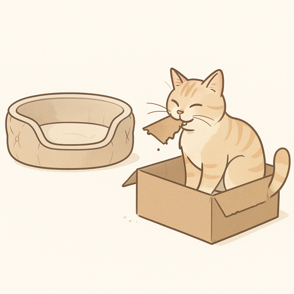 為什麼你不要的紙箱，比你買給貓咪的昂貴貓窩還熱門？