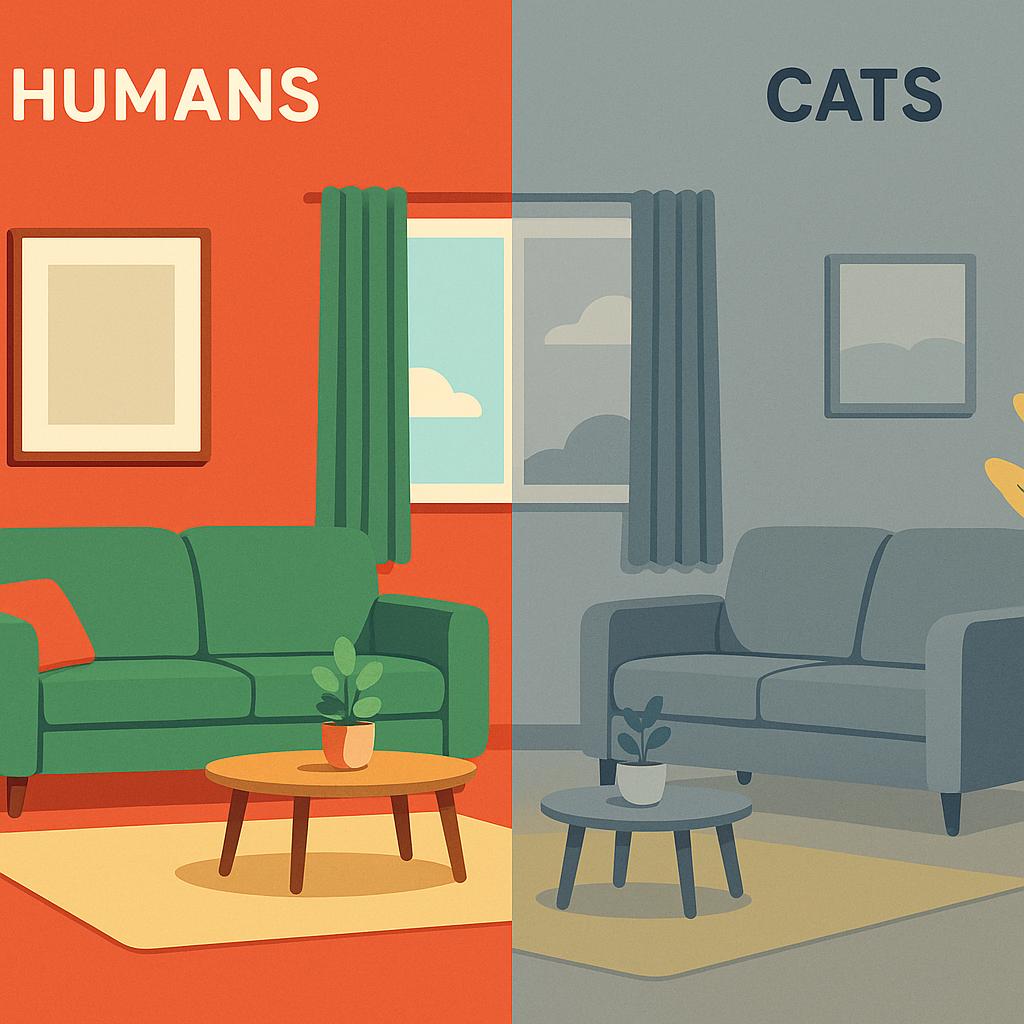 貓咪其實是大色盲？揭開主子眼中的彩色（與不彩色）世界